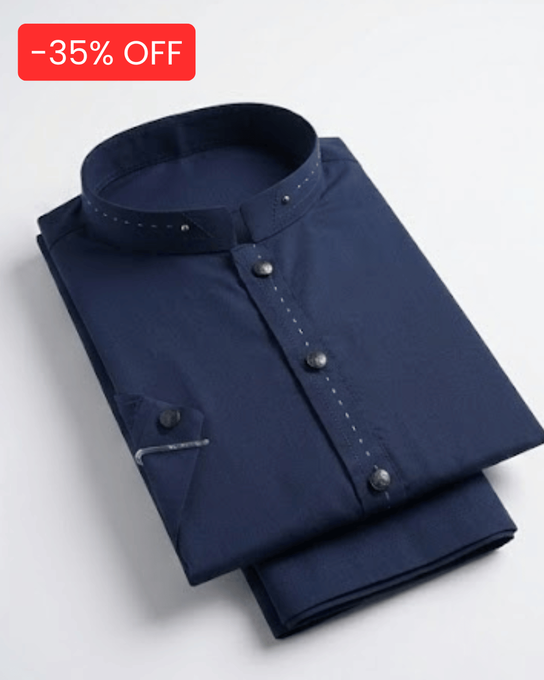 boys navy blue boski kurta trouser set