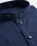 boys navy blue boski kurta trouser s
