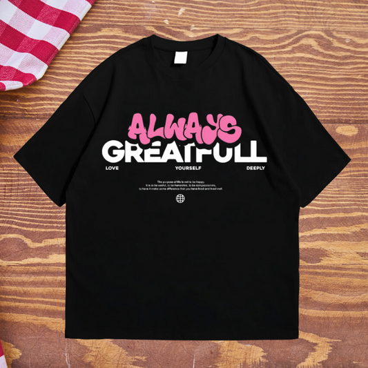 Premium Women's Greatfull Oversized Tee
