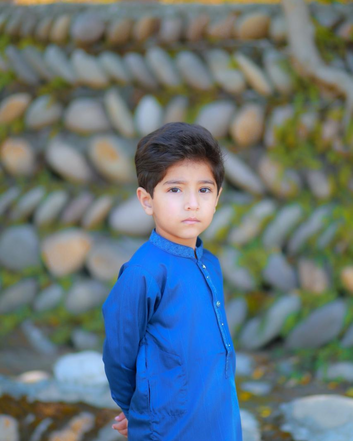 Royal blue Shalwar Kameez
