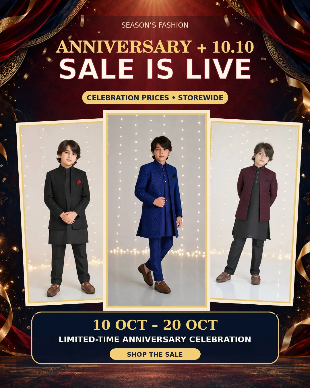 Season's Fashion Anniversary and 10.10 Sale, 10 October to 20 October